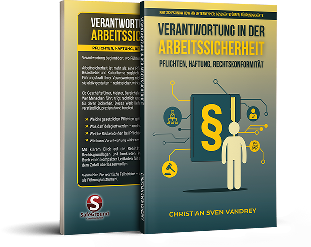 Buchcover: Verantwortung in der Arbeitssicherheit